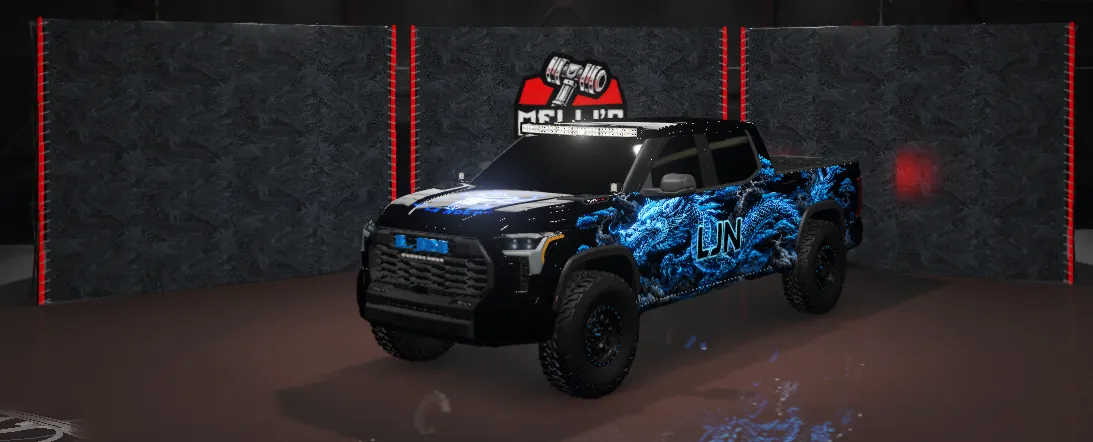 Pickup azul
