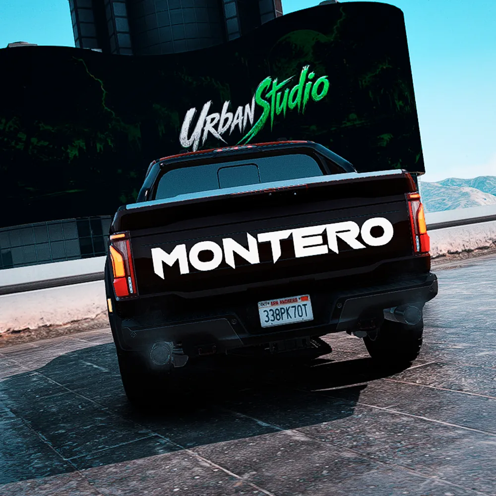 Montero personalizado · vista trasera