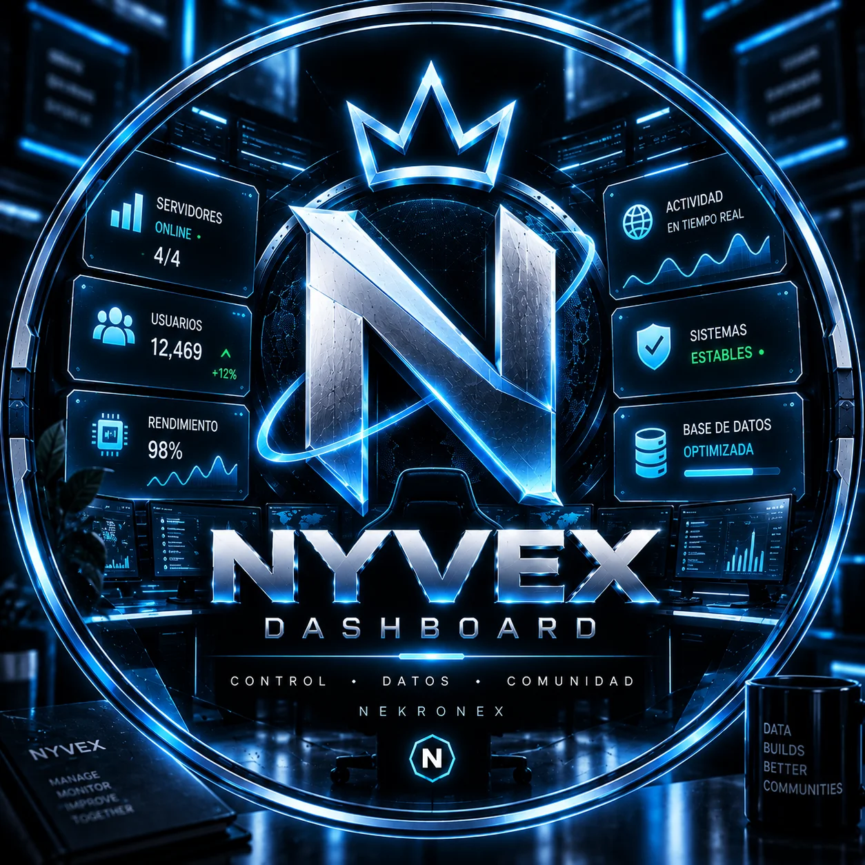 NYVEX Dashboard interface